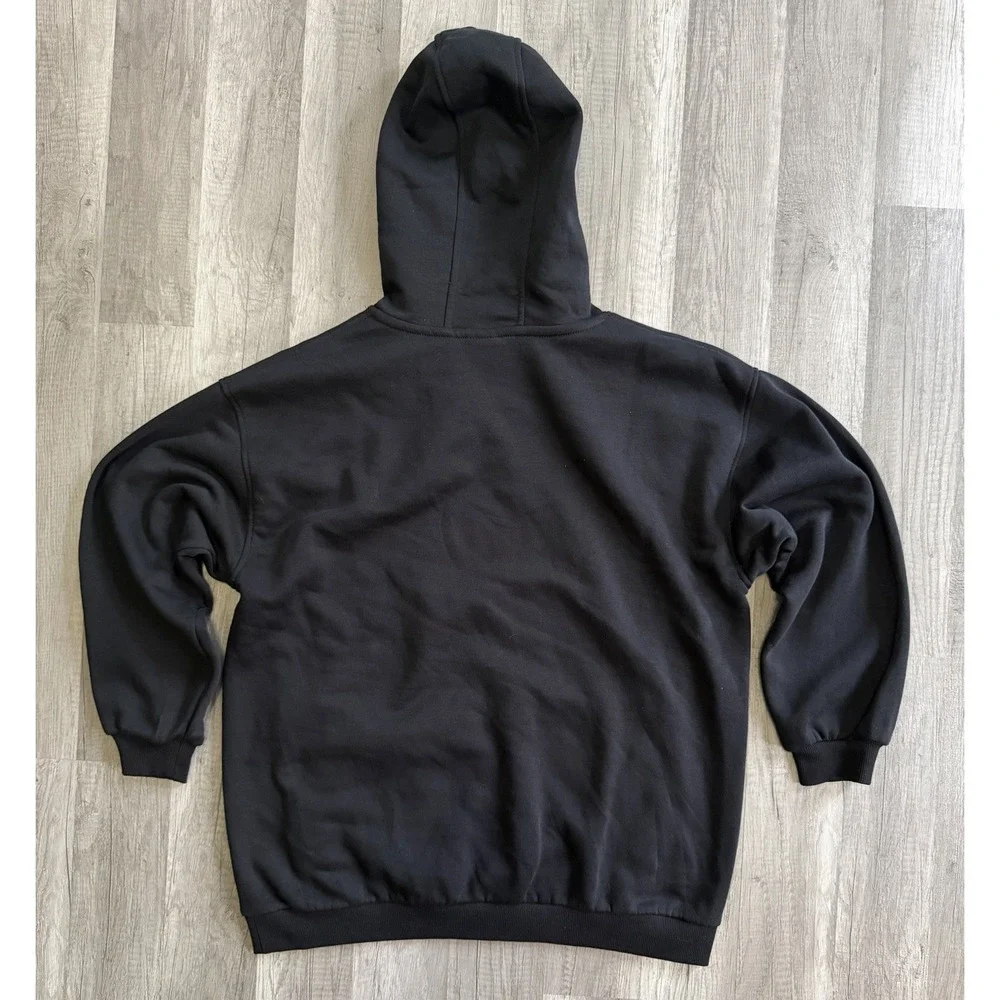 Size XL Youth - Nike Boys Girl Unisex Black Fleece Pullover Hoodie Long Sleeve